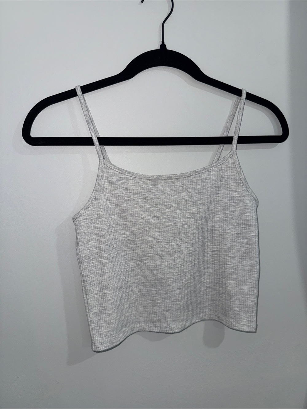 American Eagle Outfitters Light Gray Ribbed Cami